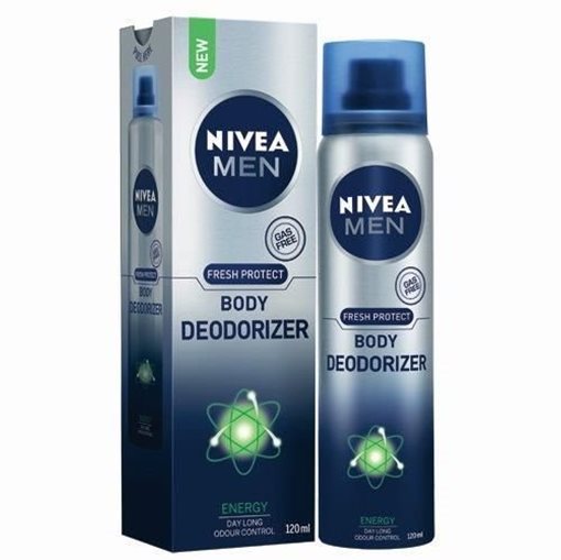 Picture of Nivea Fresh Protect Deodorizer Gas Free Energy Body Spray - For Men(120 ml)
